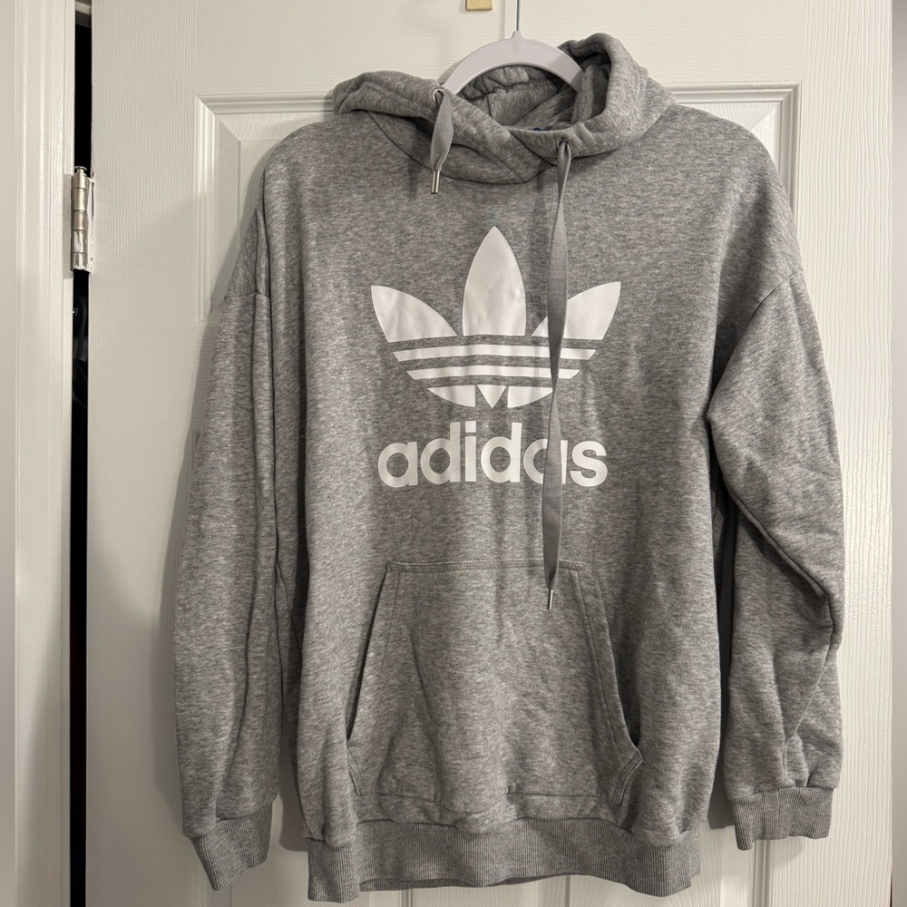Adidas Women's Gray Hoodie